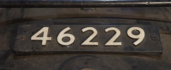 LM & S smoke box number plate