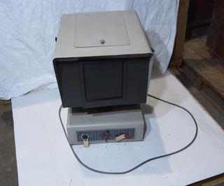 Part of Filmac 100 Thermo-Fax Microfilm Reader-Printer