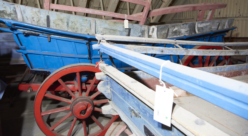 Horse-drawn Sussex farm wagon