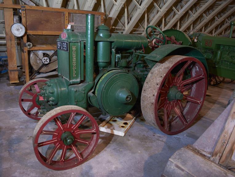 Marshall '18/30' agricultural tractor on steel wheels