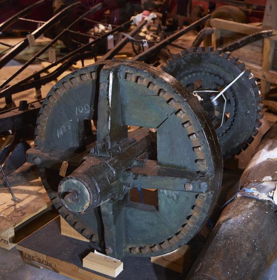 Part of horse-driven butter churn