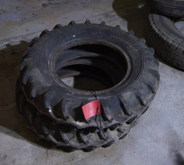 Two Tyres for Wilder-Steed Green Crop Loader and Trailer