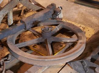 Pulley Mounted on Bearing Block