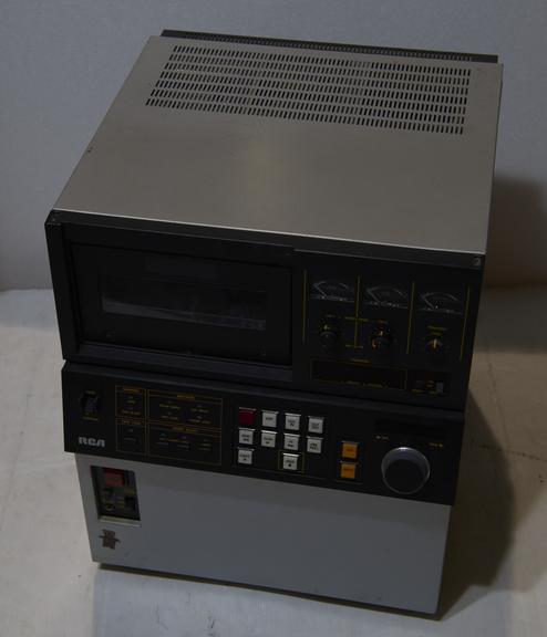 Panasonic RCA M1 format video tape machine, c 1983