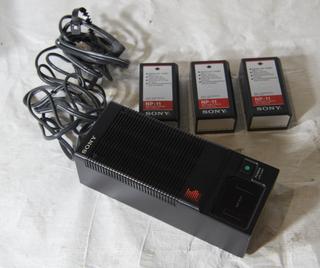 Power Adaptor and Battery for Sony Betamovie BMC-100P Video Camera Recorder
