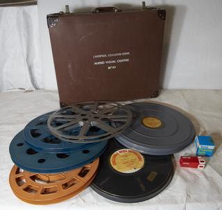 EIKI Japanese 16mm Cine Projector with Ancilliary Equipment