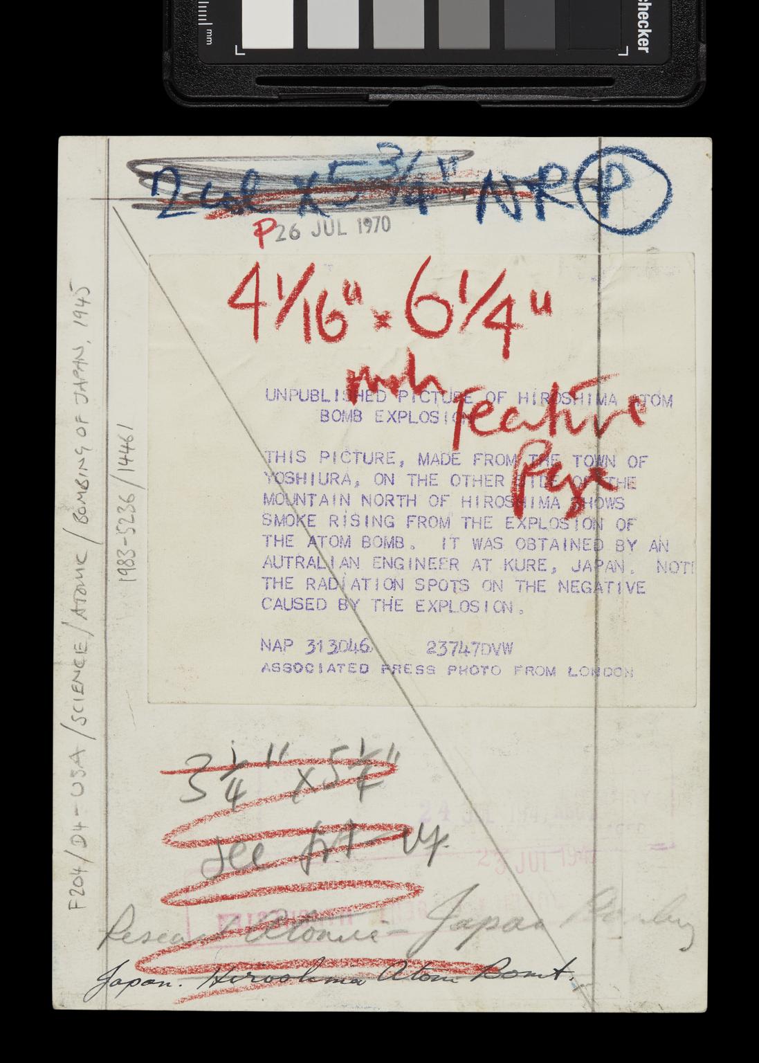 Unpublished Picture Of Hiroshima Atom Bomb Explosion Science Museum 