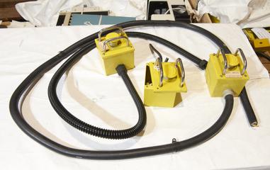 Three Search Buttons for Hutch of Beamline 16.5, Synchrotron Radiation Laboratory