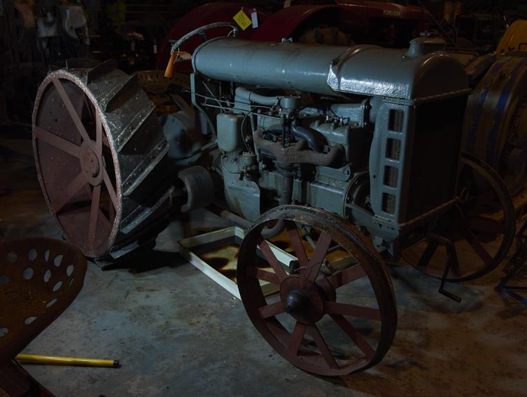 Fordson Model 'F' agricultural tractor on cleated steel wheels