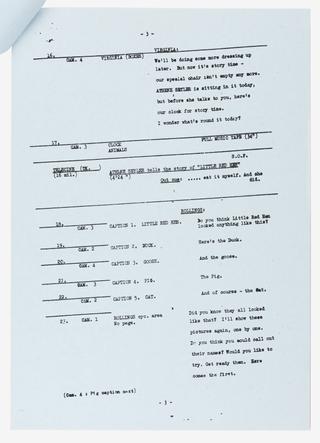 BBC 'Play School' script