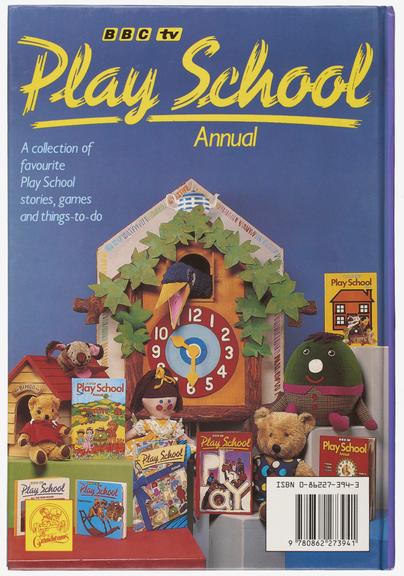 BBC TV Play School Annual, hardback. ISBN 0-86227-394-3