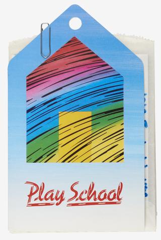 Three pieces of film showing images from BBC TV programme 'Play School'