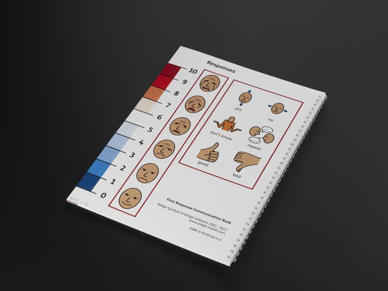 Widgit First Response Communication book