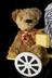 Andy Pandy and Teddy on tricycle puppet (marionette) replicas