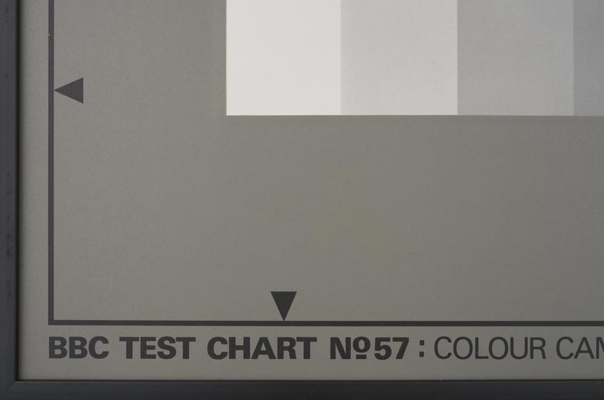 BBC test chart 57, greyscale reflectance chart for colour