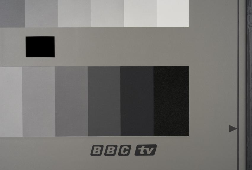 BBC test chart 57, greyscale reflectance chart for colour