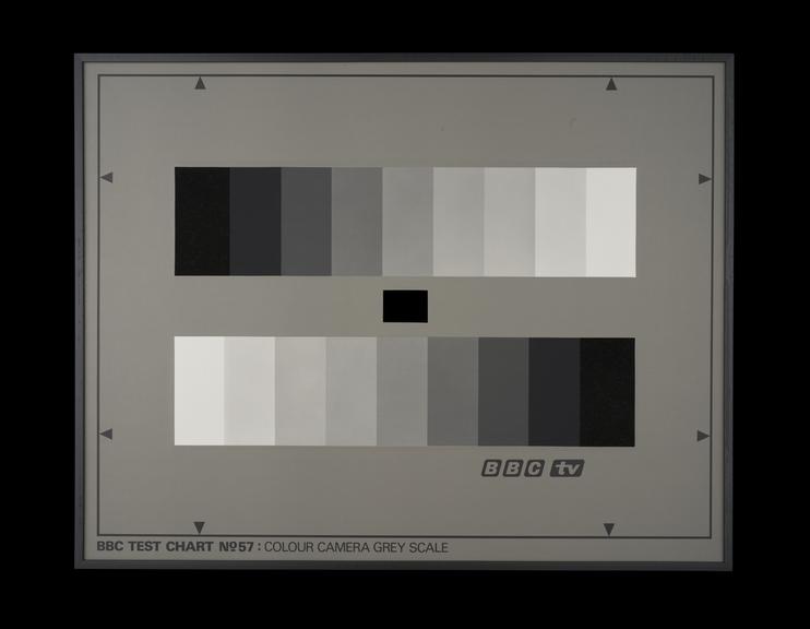 BBC test chart 57, greyscale reflectance chart for colour