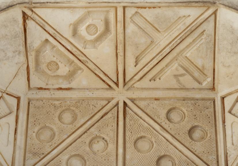 Section of plaster and foam construction mould for “Imperial