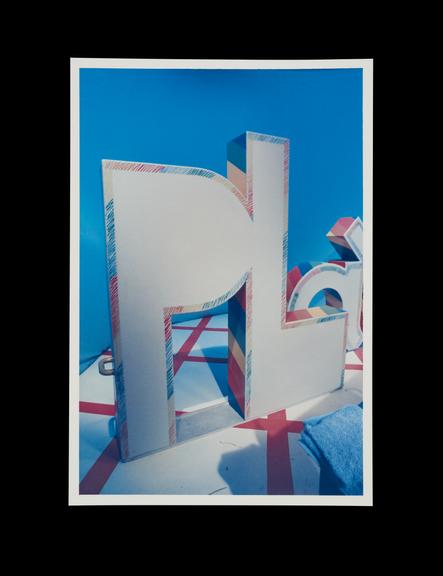 Photograph of scenery in the form of the letters 'P' and 'L'