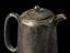 Chester plate metal tea pot, engraved "L.M.T.O.H