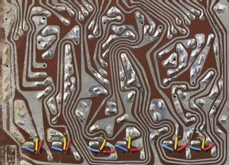 Printed Circuit Board (PCB) from the Titan Computer, 1963