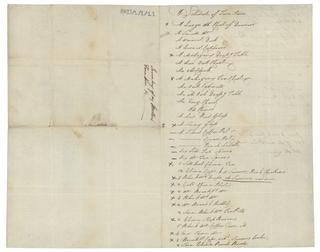 Inventory of furniture | Science Museum Group Collection