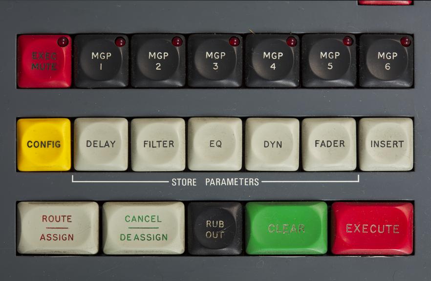 Control surface for Neve DSP-1 (Digital Signal Processing)