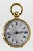 Miniature Gold Pocket Watch, with case and key, by Piguet et Meylon