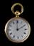 Miniature Gold Pocket Watch, with case and key, by Piguet et Meylon