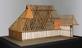 Model of the Mediaeval barley barn at Temple Cressing, Essex, c