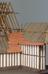 Model of the Mediaeval barley barn at Temple Cressing, Essex, c