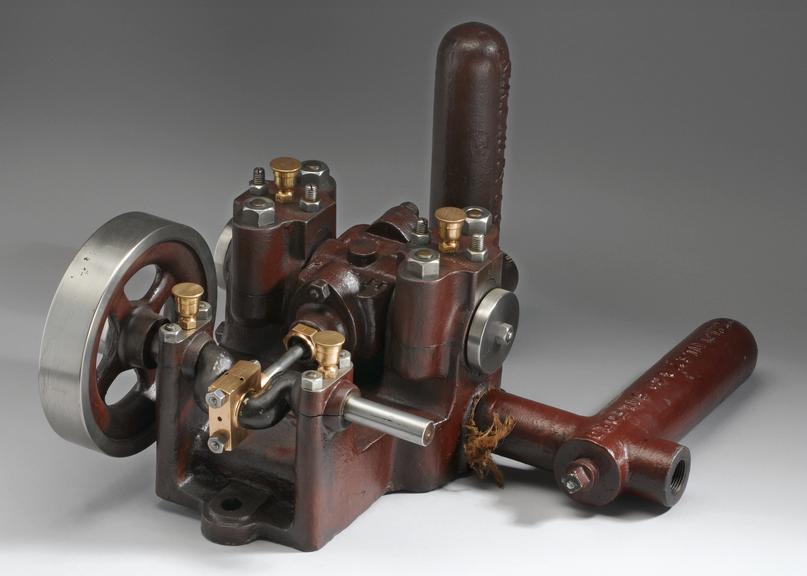 Haag's patent oscillating cylinder water motor No.2