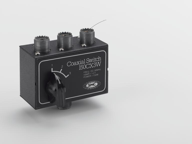 Coaxial switch from 'Oscar One' CB transceiver, 1980-1983