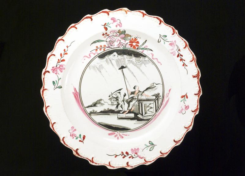 Creamware plate