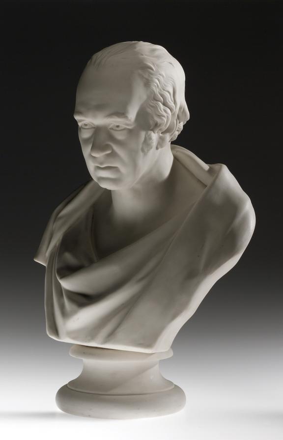 Bust of James Watt in Parian Ware made by Josiah Wedgwood &