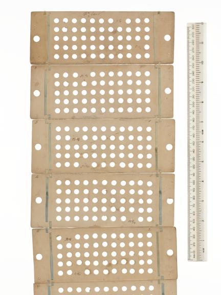 Punched cards for Analytical Engine