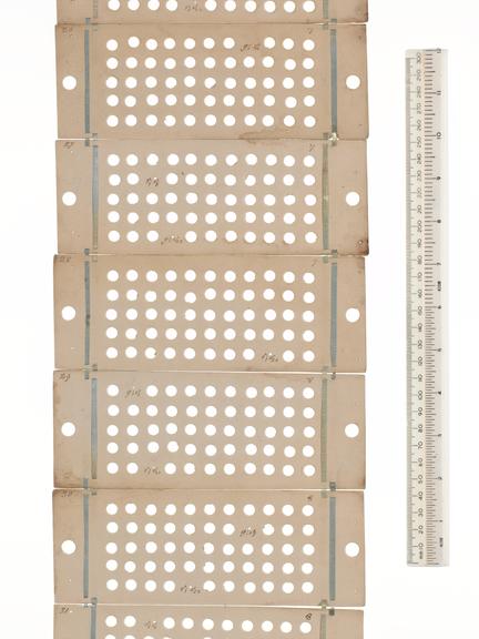 Punched cards for Analytical Engine