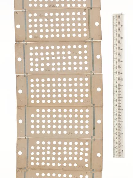 Variable punch cards for Analytical Engine