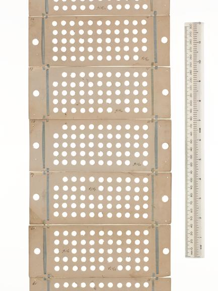 Punched cards for Analytical Engine