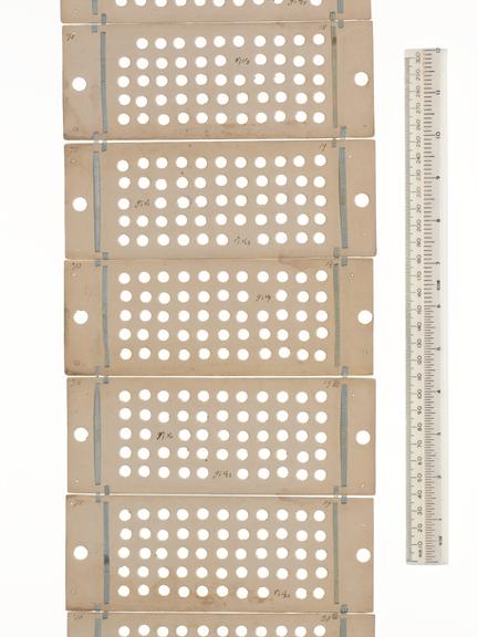 Punched cards for Analytical Engine