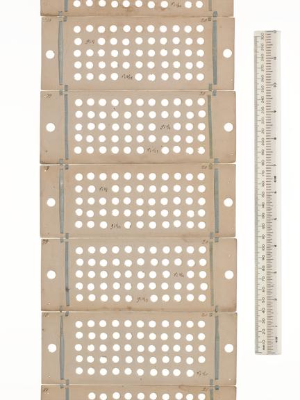 Punched cards for Analytical Engine