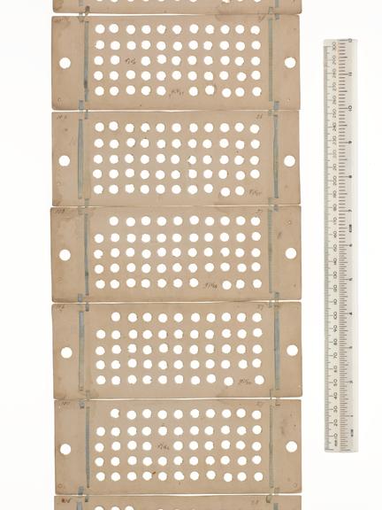 Punched cards for Analytical Engine