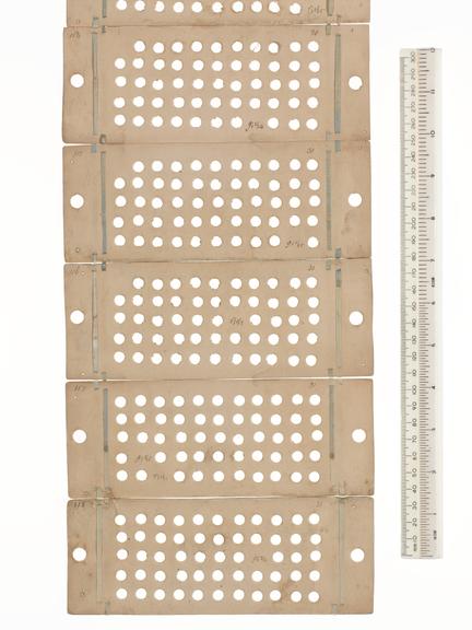 Punched cards for Analytical Engine