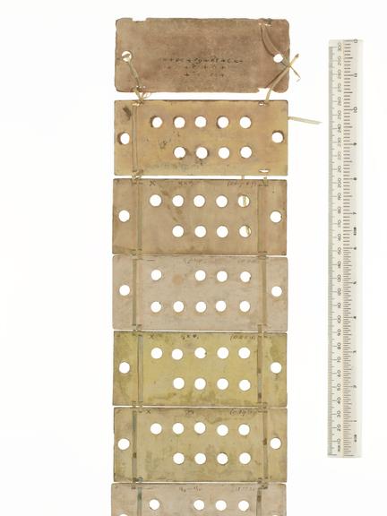 Operation punch cards for Analytical Engine