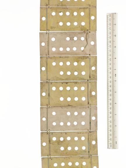 Operation punch cards for Analytical Engine