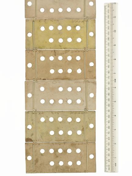 Punched cards for Analytical Engine