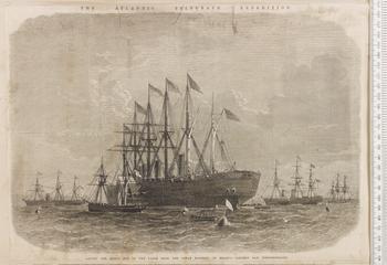 Album commemorating the 1865 and 1866 Atlantic telegraph cables and subsequent events, 1865-1868