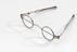 Transverse folding spectacles, silver