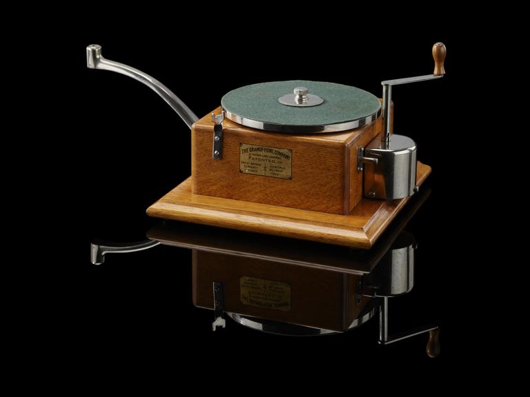 Early H.M.V. Gramophone, 1897.