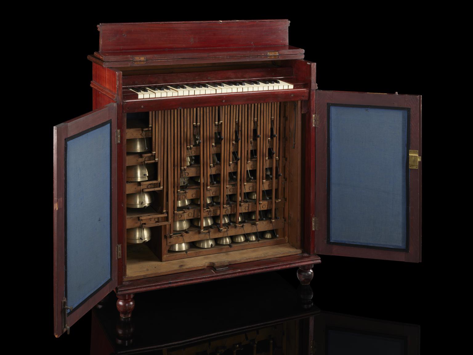 Bell Key Instrument Keyboard Instrument with 4 octaves of bells | Science Museum Group ...